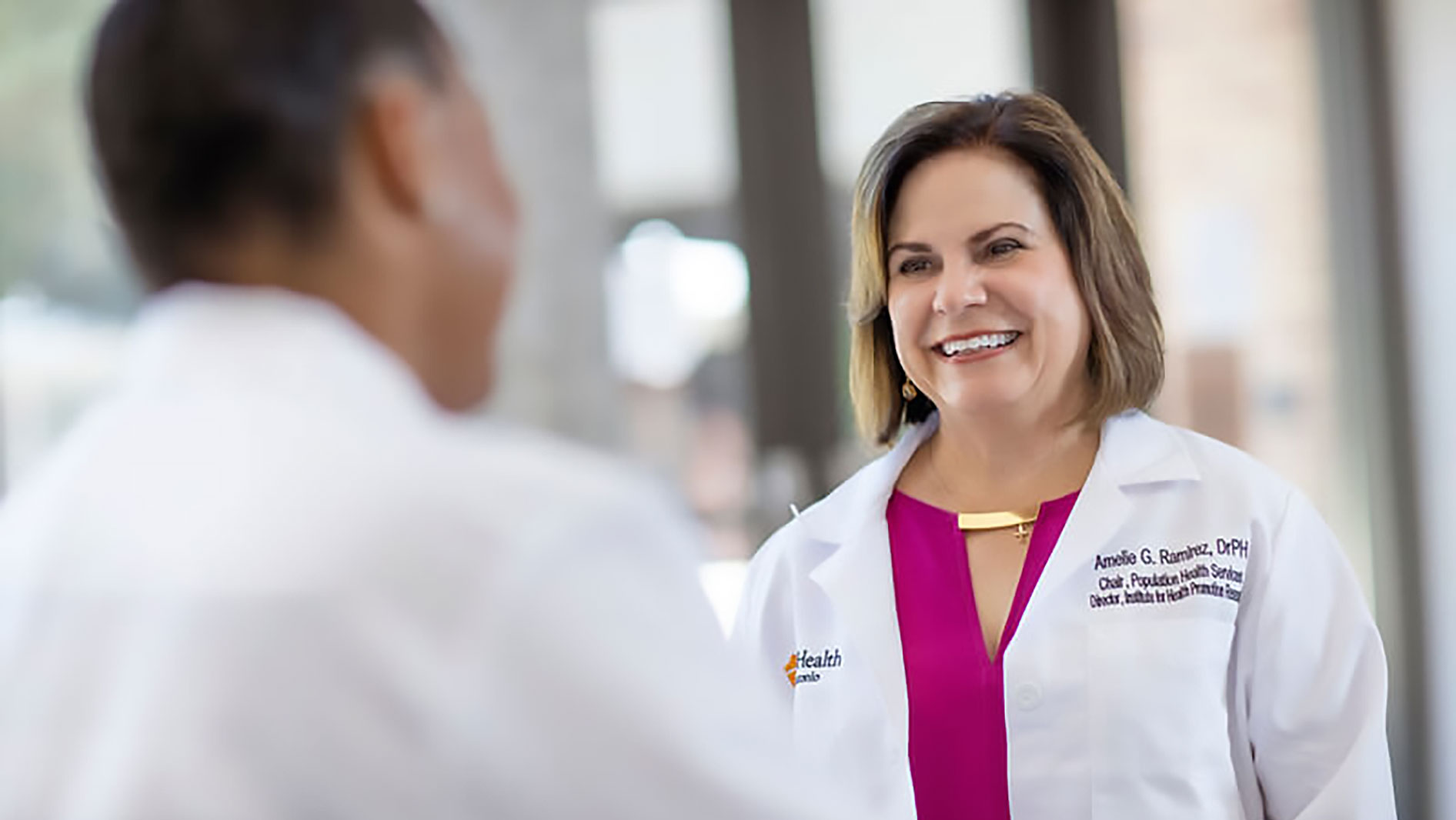 Dr. Amelie Ramirez with the University of Texas Health in San Antonio, Texas and Mays Cancer Center