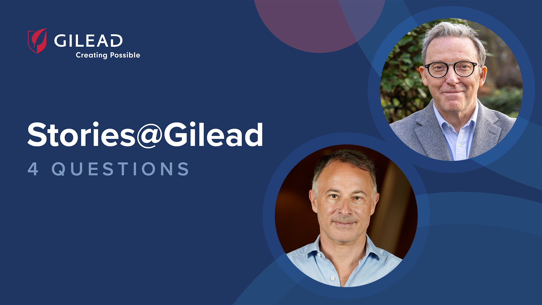 photo of Dr. Jeffrey Lazarus & Dan Murphy, Gilead’s Global Therapeutic Policy Lead in HIV